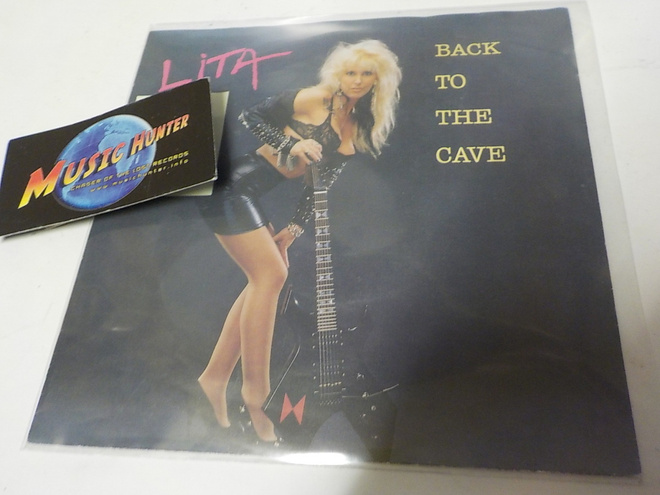 LITA FORD -BACK TO THE CAVE EX+/EX+ 7'' SINGLE