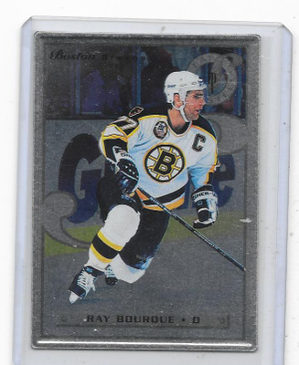 1995-96 Donruss Steel Stats #1of63 Ray Bourque , Boston