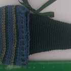 Alina´s handmade käsinvirkattu peniksenlämmitin raidallinen - pikkukuva 1