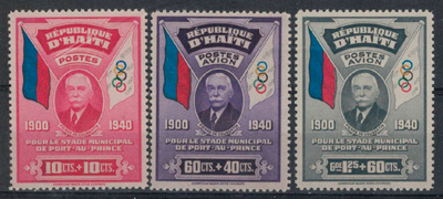 Olympia - 1940 Haiti Mi 279-81 ++