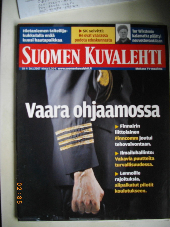 Suomen Kuvalehti Nro 4/2007 (26.10)