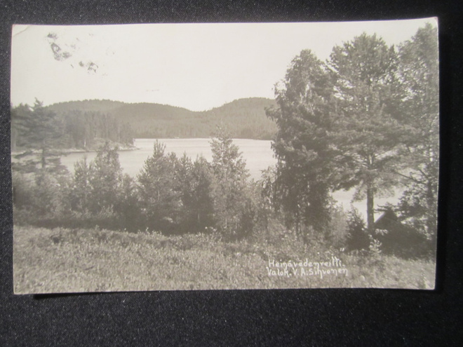 VANHA Postikortti Kuopio Heinäveden Reitti 1930
