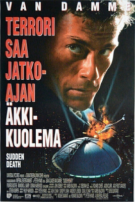 Elokuvajuliste: Äkkikuolema (Jean-Claude Van Damme)