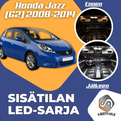 Honda Jazz (G2) Sisätilan LED-sarja 6-osainen
