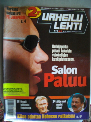 Urheilulehti Nro 4/2003 (16.3)