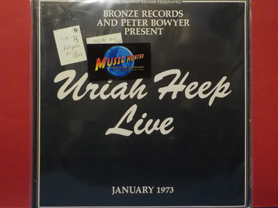 URIAH HEEP - URIAH HEEP LIVE - UK 1973 2ND PRESS M-/EX+ LP