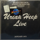 URIAH HEEP - URIAH HEEP LIVE - UK 1973 2ND PRESS M-/EX+ LP - pikkukuva 1
