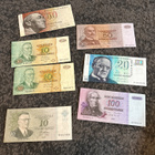 Vanhat markkasetelit yht 250mk - pikkukuva 1