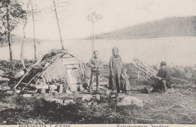 Inari. Kalastajamaja Inarissa mv p171