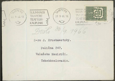 1964 lääkärikongressi kirje CSRään