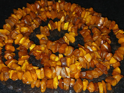 154cm Vintage Meripihka kaulakoru baltic Amber itämeren