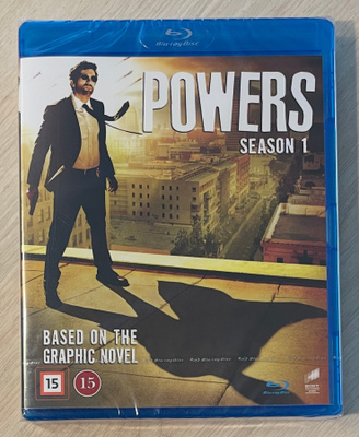 POWERS: Kausi 1 (2015) Sharlto Copley, Susan Heyward (UUSI)