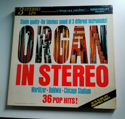 Leon Berry, Al Melgard, Eddie Osborn – Organ In Stereo boksi