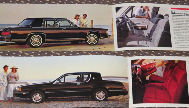 1985 Mercury Cougar, Grand Marquis jne esine - 20 sivua