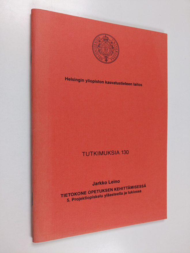 Jarkko Leino : Tietokone opetuksen kehittämisessä : 5. Pr...