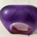 Vintage violetti design-sormus – näyttävä statement-koru, ko - pikkukuva 1