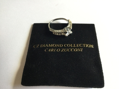 CARLO ZUCCONI - CZ DIAMOND COLLECTION RING.