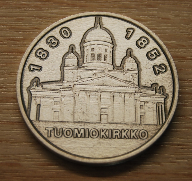 Jetoni  1830-1852 Helsingin Tuomiokirkko