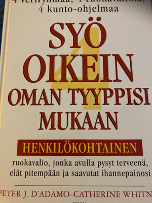 SYÖ OIKEIN OMAN TYYPPISI MUKAAN