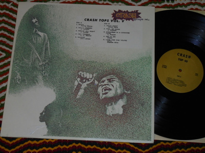 CRASH TOPS Vol. 5 - LP 1972 USA rock soul  EX