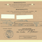 Sotavakuutusmaksujen maksukuitteja 1943 - pikkukuva 2