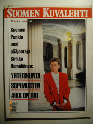Suomen Kuvalehti Nro 15/1992 (29.12)