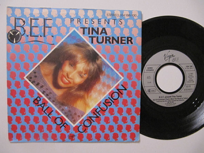 B.E.F.* Presents Tina Turner Ball Of Confusion 7" sinkku