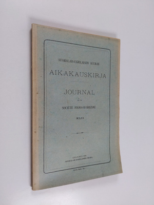 Suomalais-ugrilaisen seuran aikakauskirja