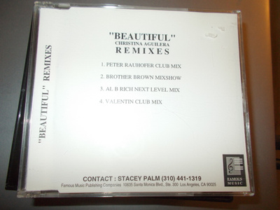PROMO CDM CHRISTINA AQUILERA ** BEAUTIFUL REMIXES **