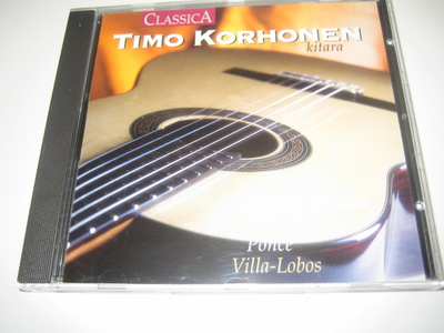 Timo Korhonen, kitara - Tárrega, Ponce, Villa-Lobos ym. (CD)