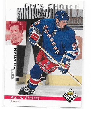 1998-99 UD Choice GM`s Choice #236 Wayne Gretzky NY Rangers