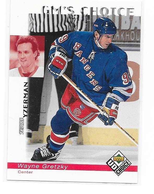 1998-99 UD Choice GM`s Choice #236 Wayne Gretzky NY Rangers