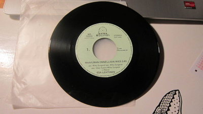 Esa Lehtinen 7" 1984 Maailman Onnellisin Mies / Vastatuuleen