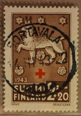 1943 2mk PR: Nappiloisto Sortavala 14.III.43 (1066)
