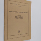 Immanuel Kant : Kant und die Wissenschaften; Reden gehalt... - pikkukuva 1