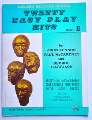 Golden Beatles series, twenty easy play hits nuottikirja