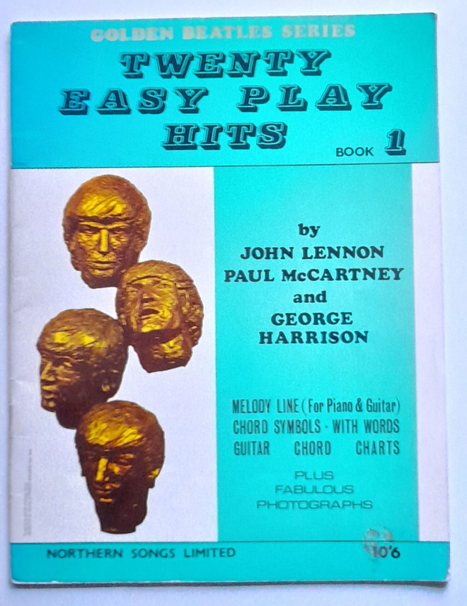 Golden Beatles series, twenty easy play hits nuottikirja