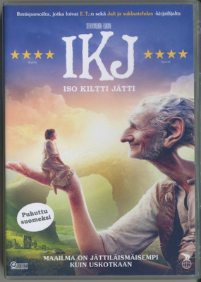 ISO KILTTI JÄTTI / IKJ / THE BFG - Suomalainen DVD 2016