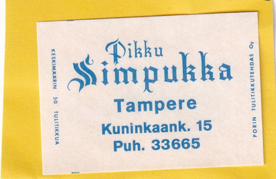 Tampere,Pikku Simpukka    7/11