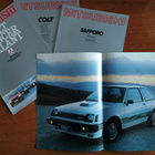 Mitsubishi- autoesitteet 4 kpl 1980-luku - pikkukuva 5