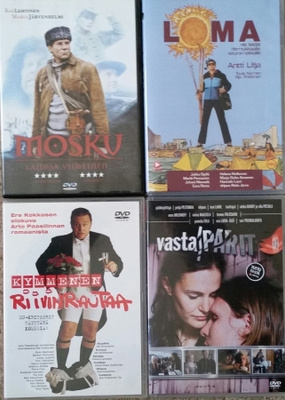 4 Kpl Kotimaisia -DVD