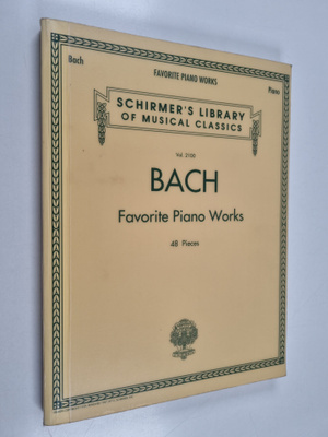 Bach Favorite Piano Works : Schirmer Library of Classics ...