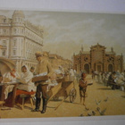 Helsinki, eineskauppaa Kauppahallin edustalla 1890-l, ei p. - pikkukuva 1