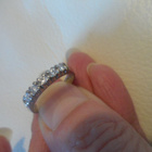Timanttisormus 5 x 0,07ct Valkokulta Kultakeskus koko 17 - pikkukuva 2