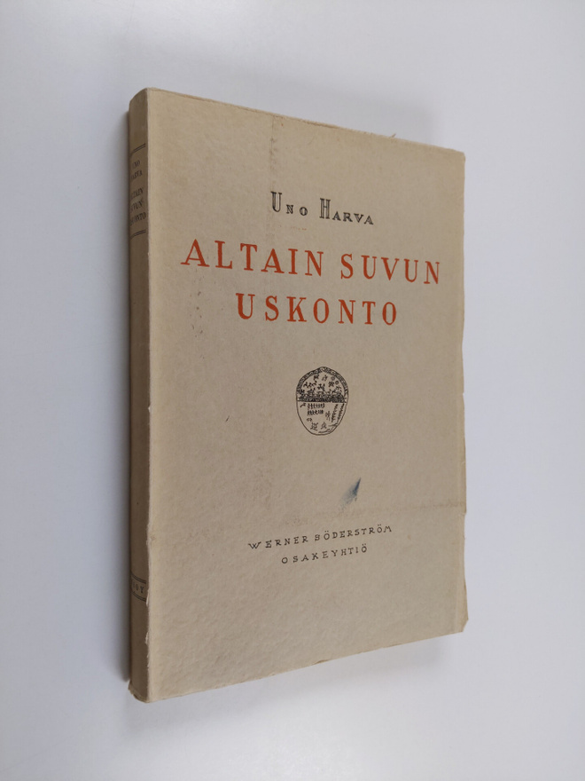 Uno Harva : Altain suvun uskonto
