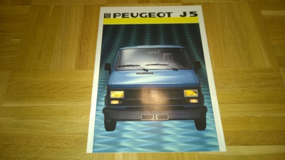 Esite Peugeot J5, 1986