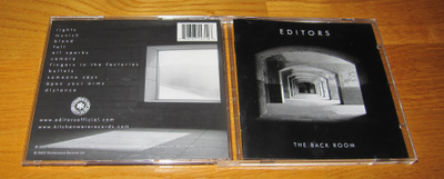 The Editors: The Back Room CD