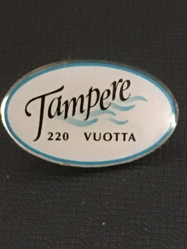 Pinssi: Tampere 220 vuotta
