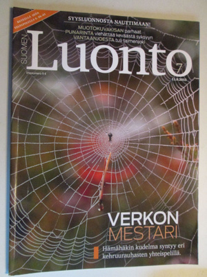 SUOMEN LUONTO LEHTI 7 / 2015 SISÄLLYSLUETTELO KUVA 2, 3 ja 4