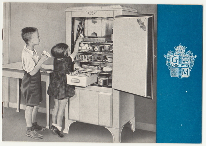Frigidaire jääkaapit esite vihko 1935, hieno!